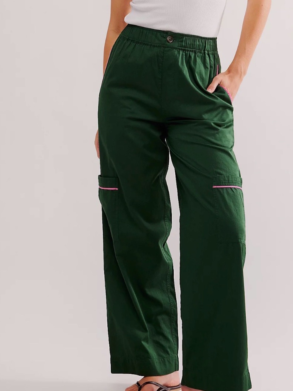 NWT Damson Madder Harrison Trousers Wide Leg Pants Size 14